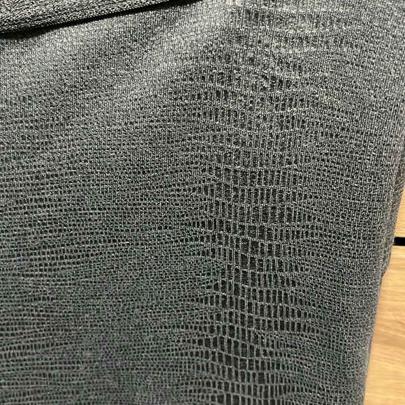 David Lerner Snake Embossed Coated Leggings M Black - Picture 4 of 7